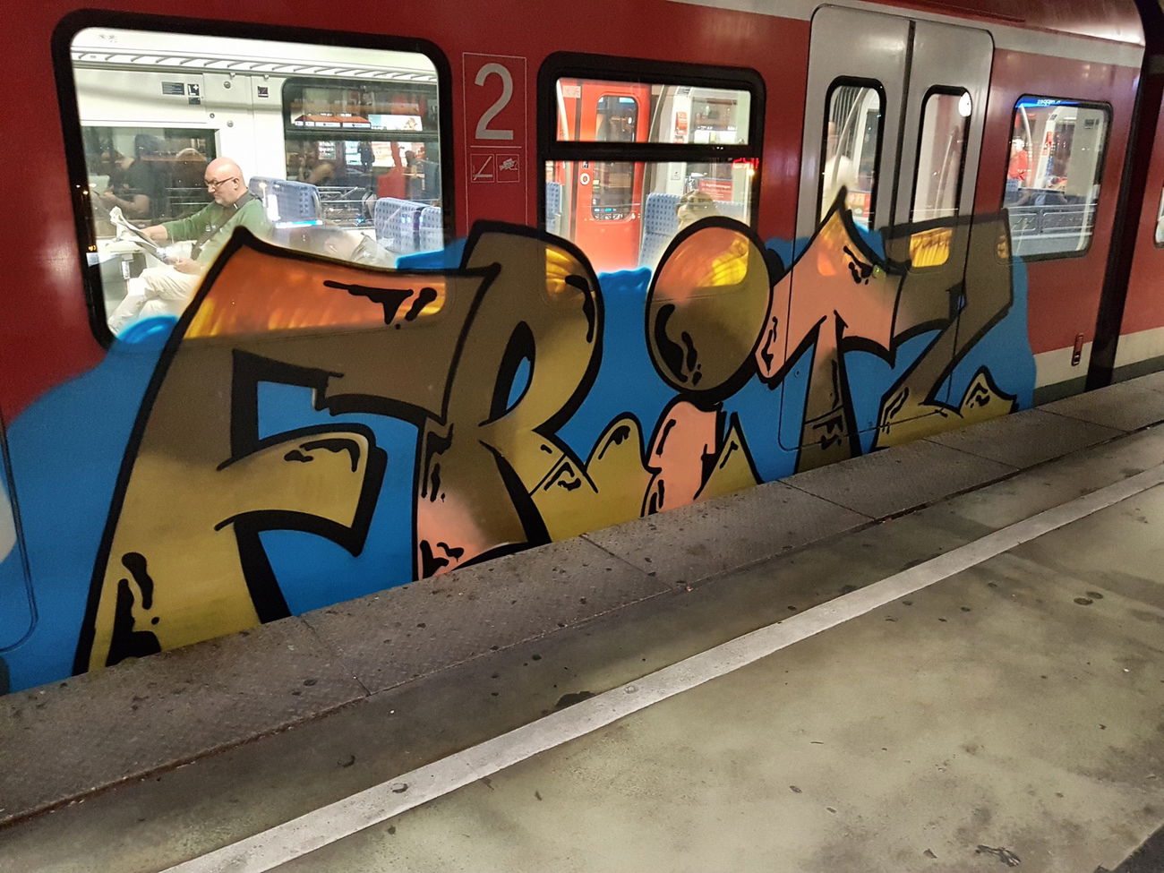 Graffiti Train in Köln - Photo by bocat - FRITZ (2018)