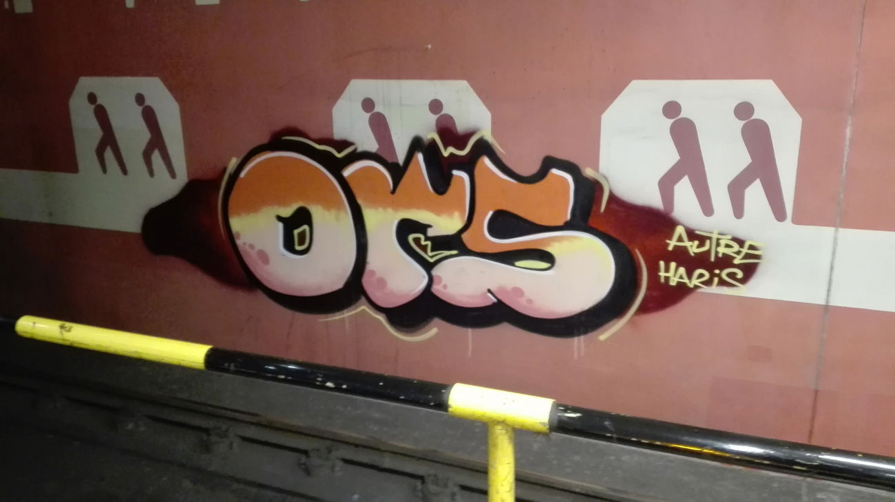 Graffiti Bombing in Köln - Photo by bocat - ORS (2017)