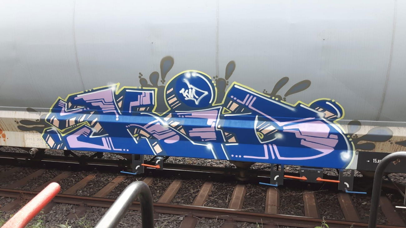 Graffiti Train in Deutschland - Photo by bocat - KOD (2019)