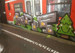 Graffiti Train in Köln - Photo by bocat - HPPS (2018)