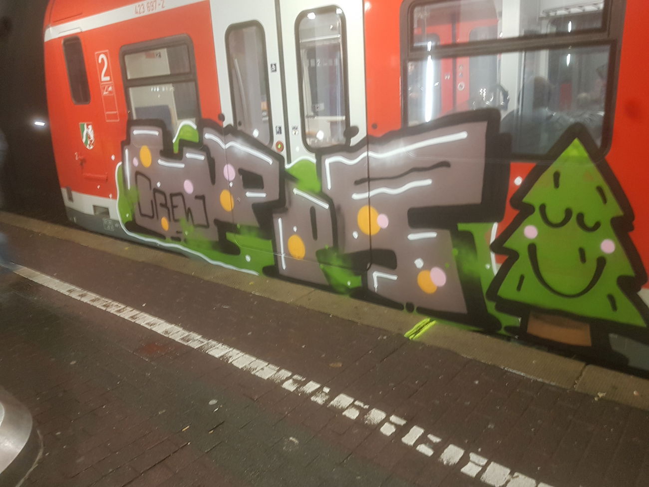 Graffiti Train in Köln - Photo by bocat - HPPS (2018)