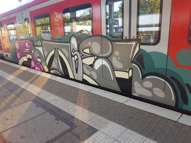 Graffiti Train in Deutschland - Photo by bocat - RÄTZEL (2018)