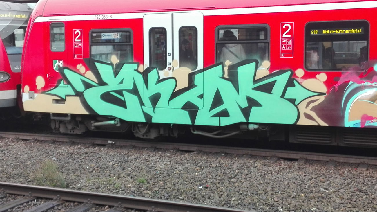 Graffiti Train - Photo by bocat - ZKAM (2017)