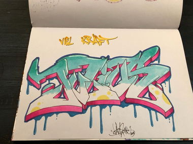Graffiti Sketch in Köln - Photo by bocat - TACH (2018)