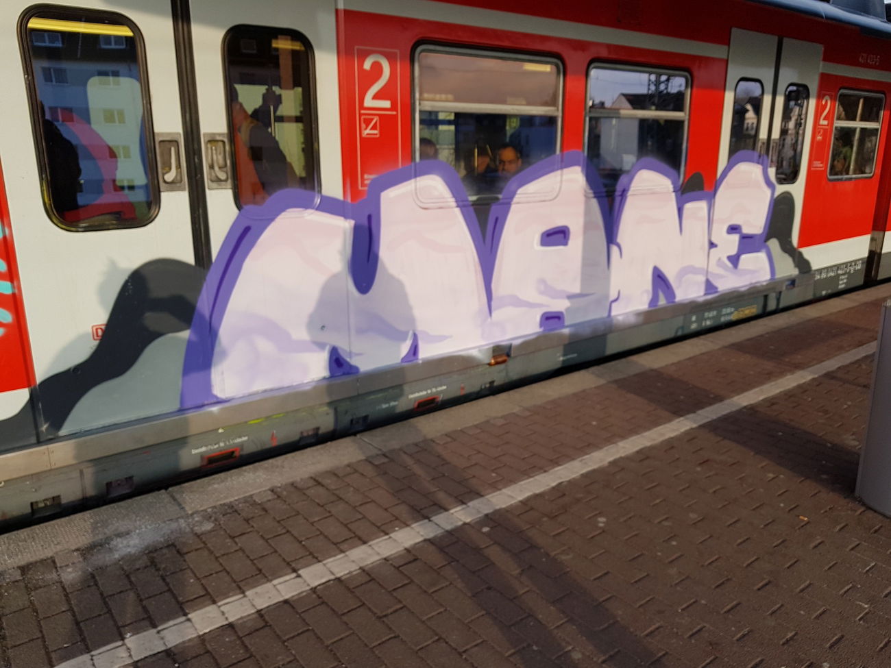 Graffiti Train in Köln - Photo by bocat - MANE (2018)