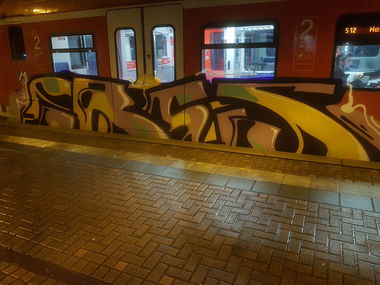 Graffiti Train in Köln - Photo by bocat - IBES (2018)