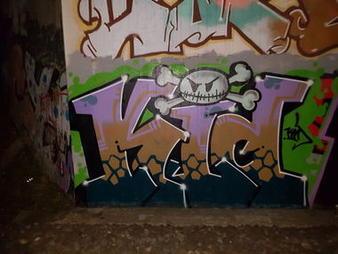 Graffiti Bombing in Köln - Photo by bocat - KID (2018)