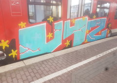 Graffiti Train in Köln - Photo by bocat - UYZ (2018)