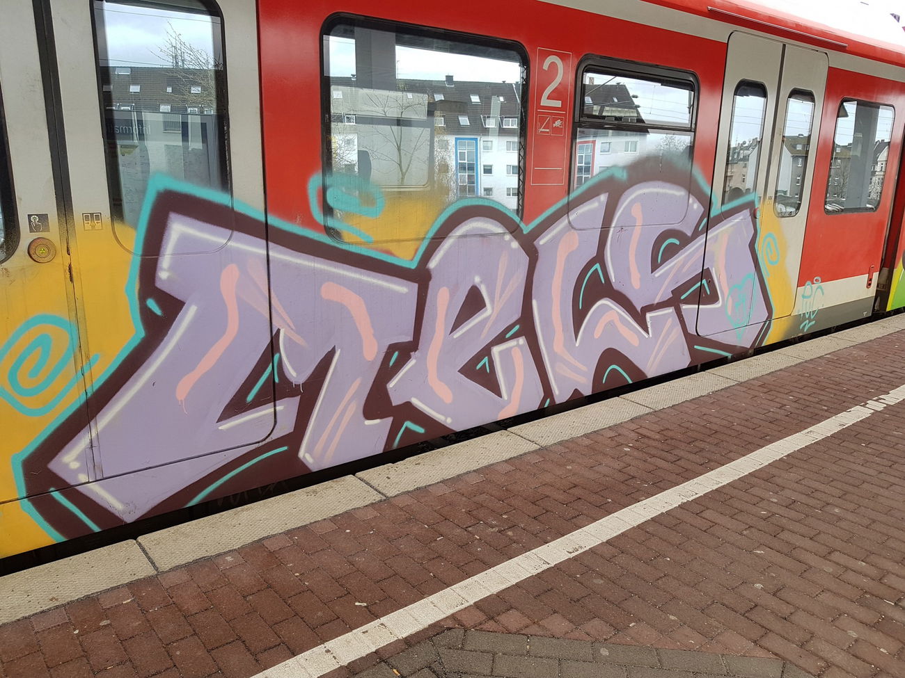 Graffiti Train in Köln - Photo by bocat - MELS (2018)