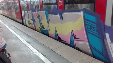 Graffiti Train in Köln - Photo by bocat - BFM (2017)