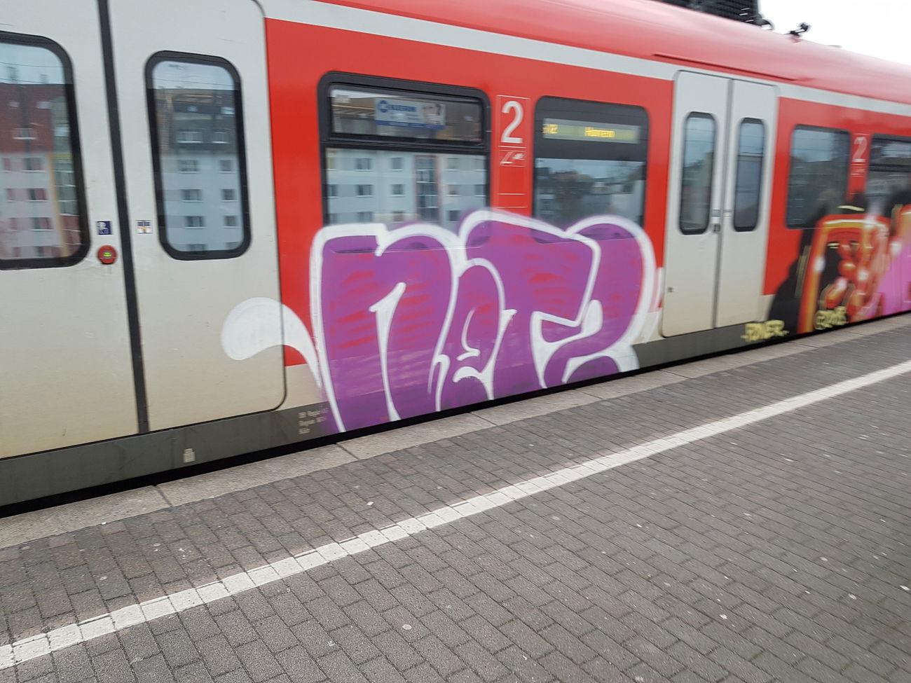 Graffiti Train in Köln - Photo by bocat - NETZ (2018)