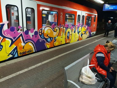 Graffiti Train - Photo by bocat - THOWIE (2019)