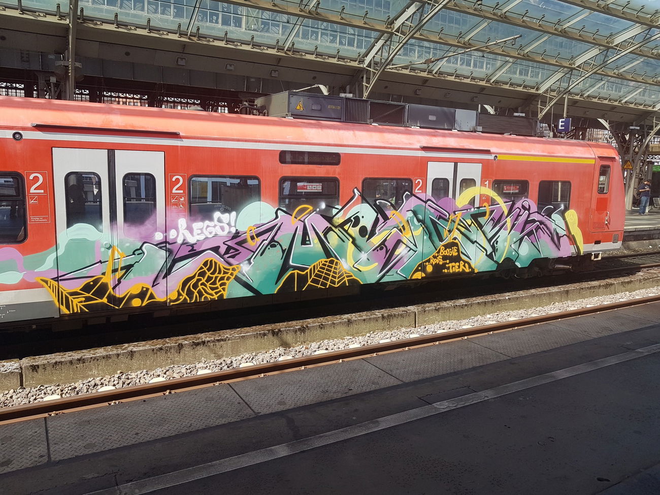 Graffiti Train in Köln - Photo by bocat - MASK (2018)