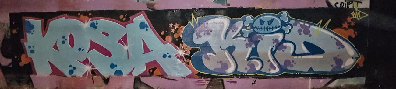 Graffiti Bombing in Deutschland - Photo by bocat - KOSA, KID (2018)