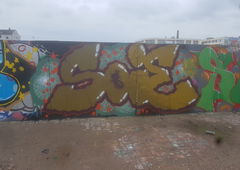 Graffiti Wall in Köln - Photo by bocat - SOIE (2018)