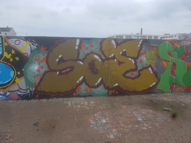 Graffiti Wall in Köln - Photo by bocat - SOIE (2018)