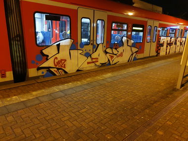 Graffiti Train in Köln - Photo by bocat - VOID