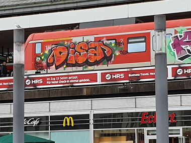 Graffiti Train in Köln - Photo by bocat - DISA (2019)