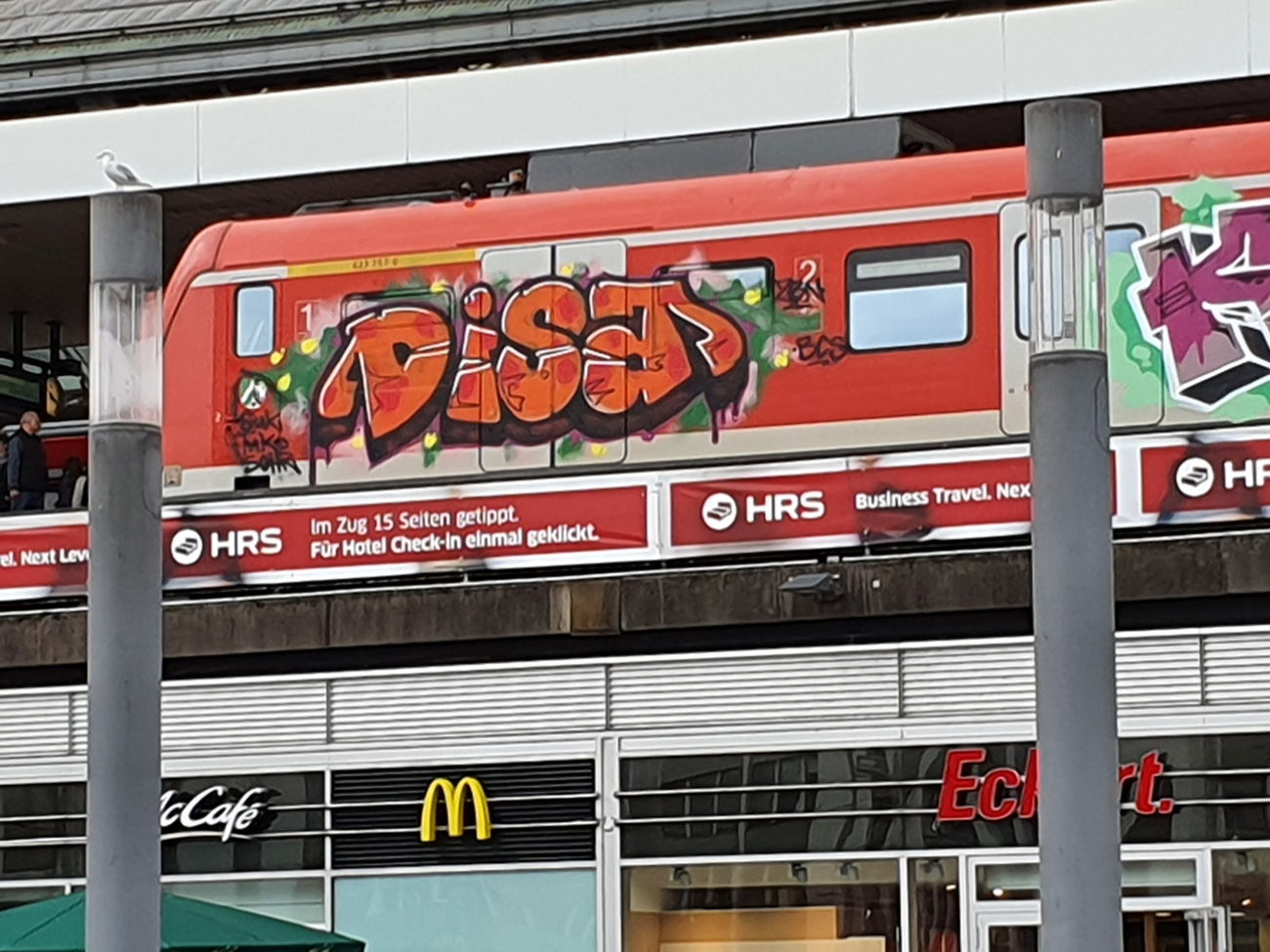 Graffiti Train in Köln - Photo by bocat - DISA (2019)