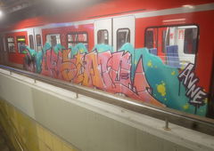 Graffiti Train in Köln - Photo by bocat - KSINO (2018)