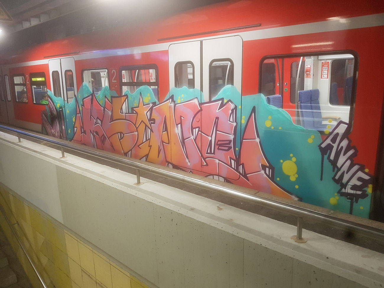 Graffiti Train in Köln - Photo by bocat - KSINO (2018)