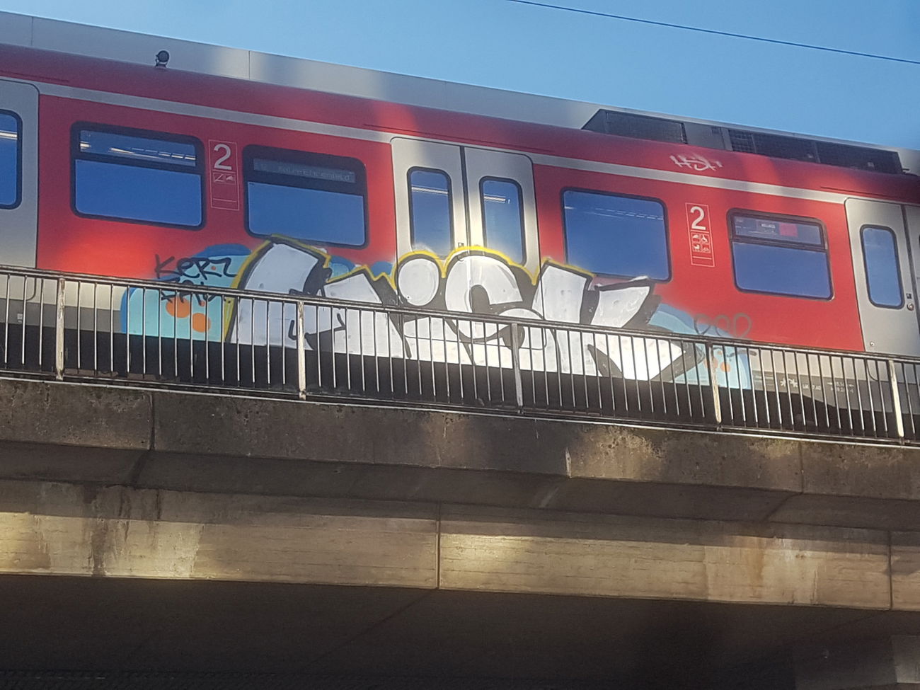 Graffiti Train in Köln - Photo by bocat - HISK (2019)