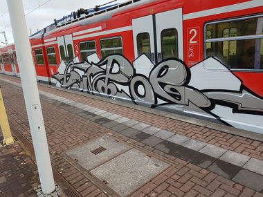 Graffiti Train in Köln - Photo by bocat - SIPOE (2018)