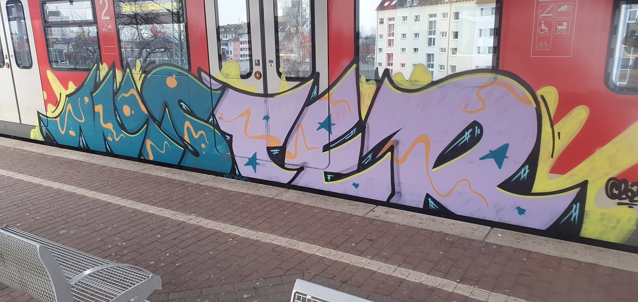 Graffiti Train in Köln - Photo by bocat - MISTER (2021)