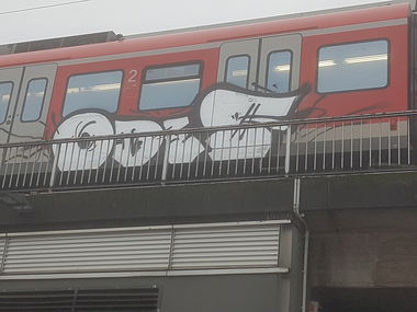 Graffiti Train in Köln - Photo by bocat - ODES (2019)