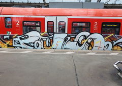 Graffiti Train in Köln - Photo by bocat - PULS (2019)