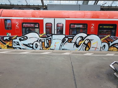 Graffiti Train in Köln - Photo by bocat - PULS (2019)