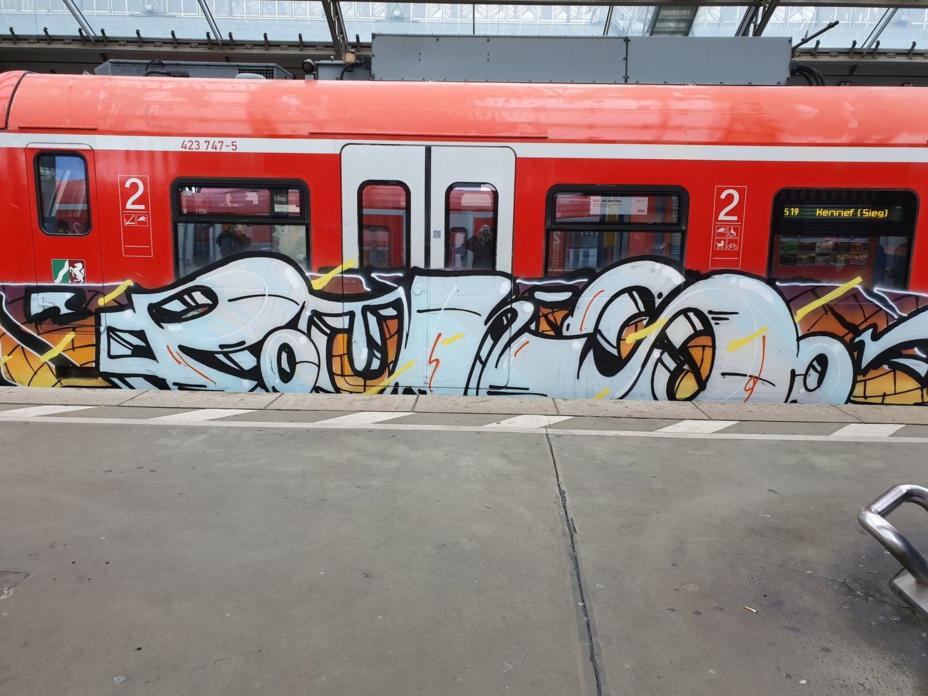 Graffiti Train in Köln - Photo by bocat - PULS (2019)