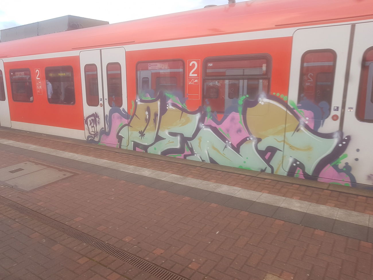 Graffiti Train in Köln - Photo by bocat - PENT (2018)