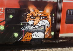 Graffiti Train in Köln - Photo by bocat - SILE (2018)