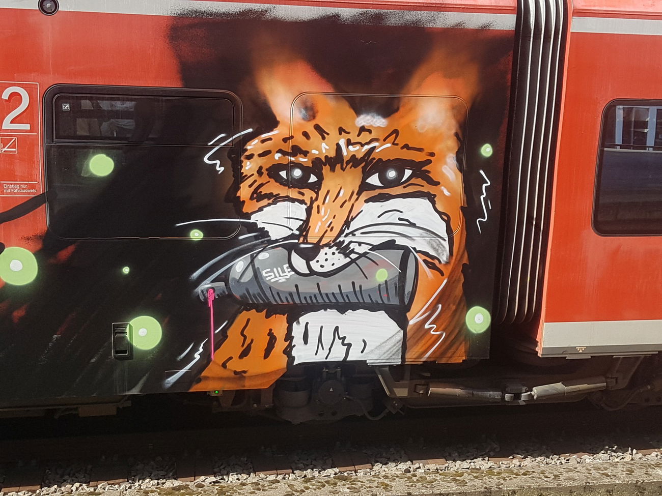 Graffiti Train in Köln - Photo by bocat - SILE (2018)