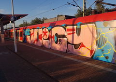 Graffiti Train in Köln - Photo by bocat - JUICY (2018)