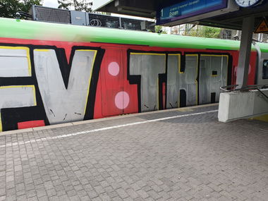 Graffiti Train in Köln - Photo by bocat - TKA (2019)