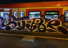 Graffiti Train in Köln - Photo by bocat - SUPOE (2019)