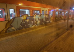 Graffiti Train in Köln - Photo by bocat - WEISE (2018)