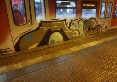 Graffiti Train in Köln - Photo by bocat - TNC (2018)
