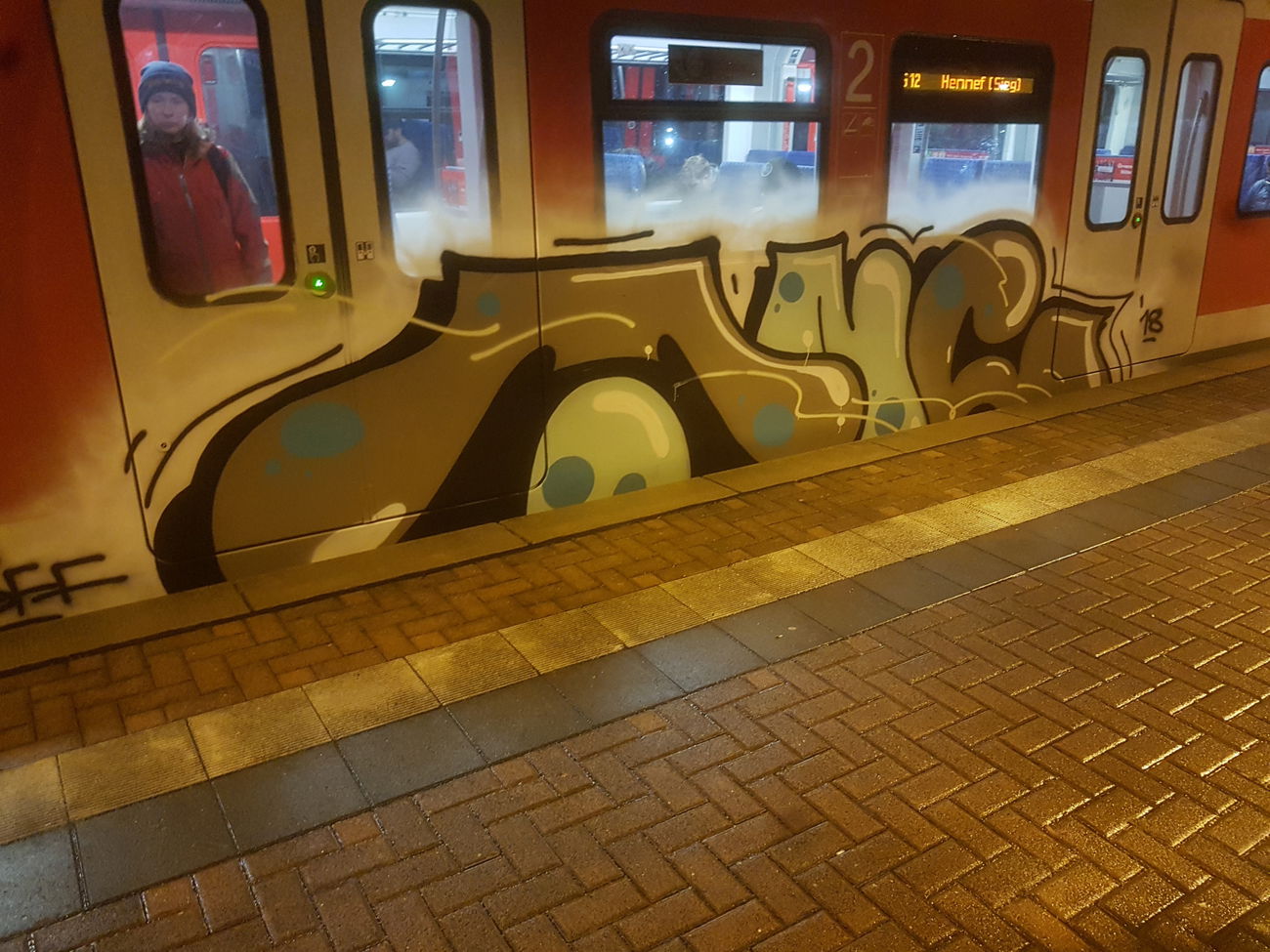 Graffiti Train in Köln - Photo by bocat - TNC (2018)