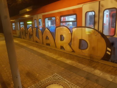 Graffiti Train in Köln - Photo by bocat - RICHARD (2018)