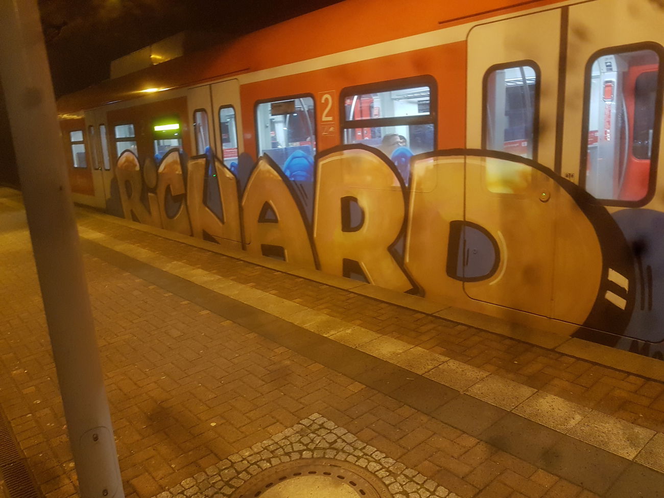 Graffiti Train in Köln - Photo by bocat - RICHARD (2018)