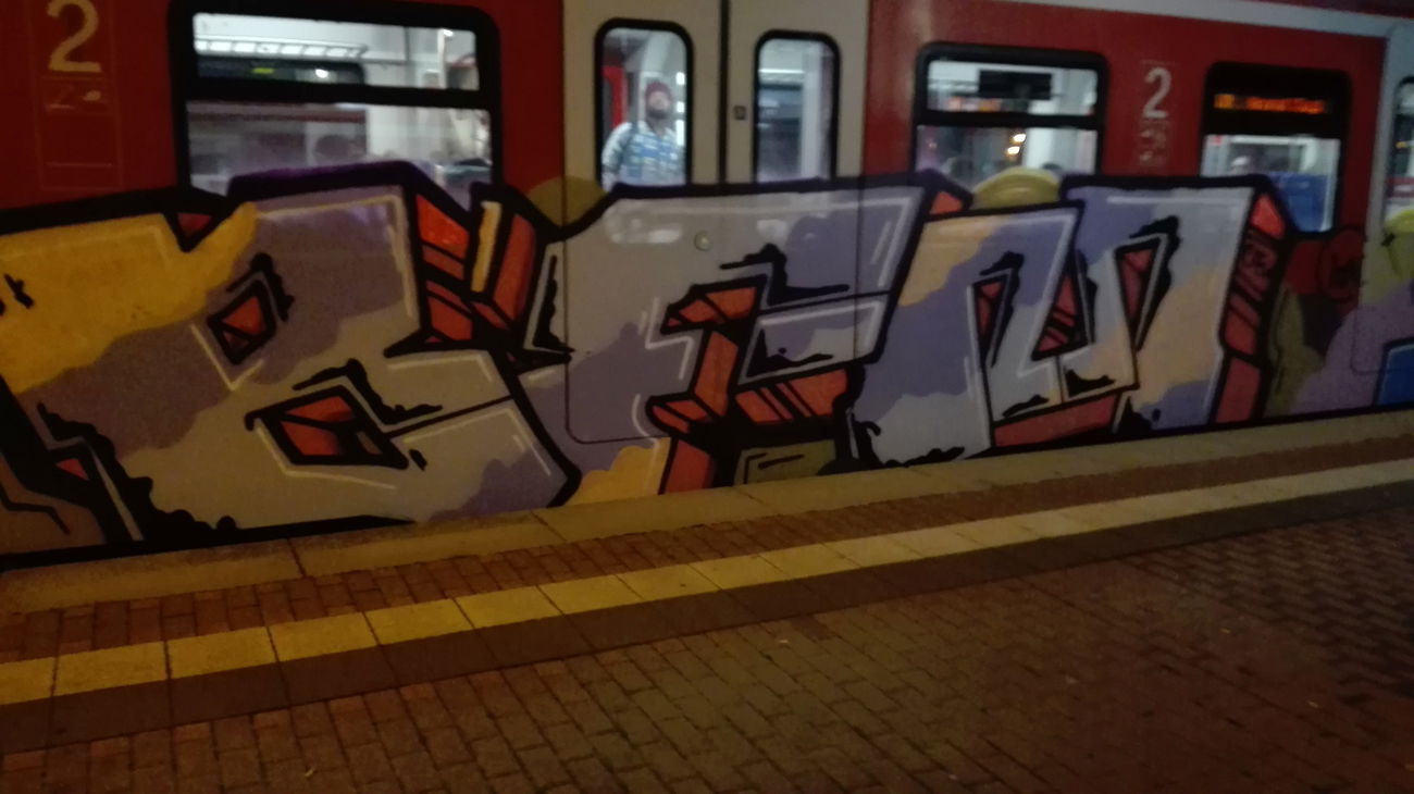 Graffiti Train in Köln - Photo by bocat - BFM (2017)