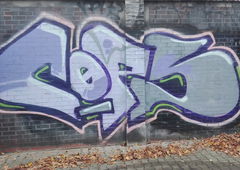 Graffiti Bombing in Düsseldorf - Photo by bocat - COPS (2017)