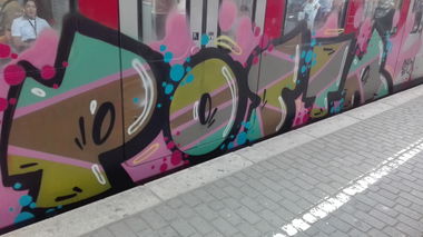 Graffiti Train in Köln - Photo by bocat - POSTR (2017)