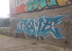 Graffiti Wall in Köln - Photo by bocat - ROME (2018)