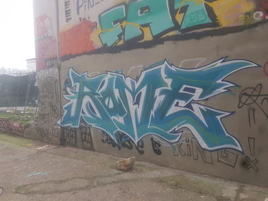 Graffiti Wall in Köln - Photo by bocat - ROME (2018)