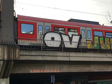 Graffiti Train in Köln - Photo by bocat - OV (2018)