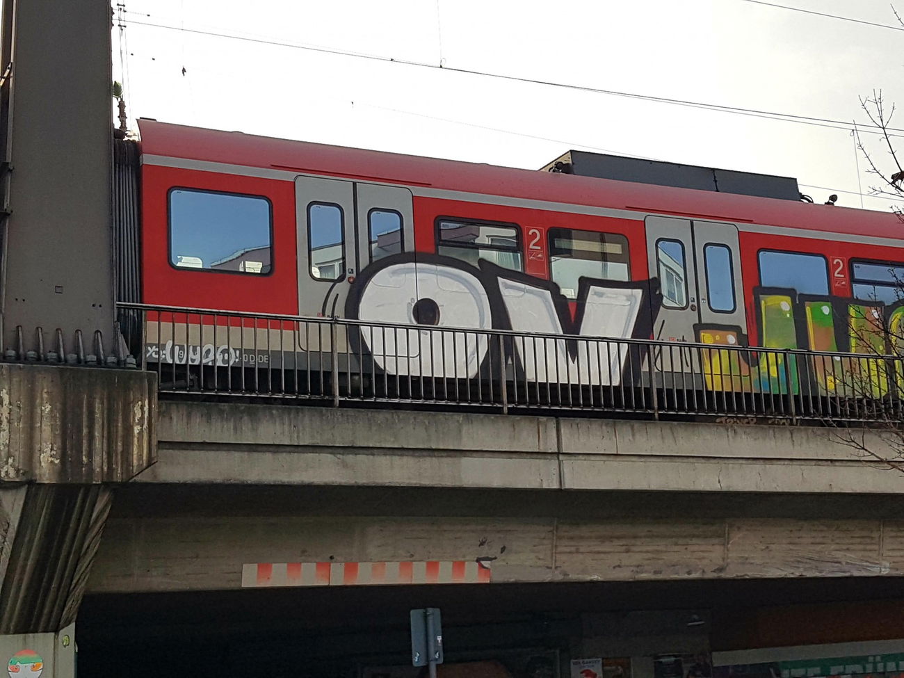 Graffiti Train in Köln - Photo by bocat - OV (2018)